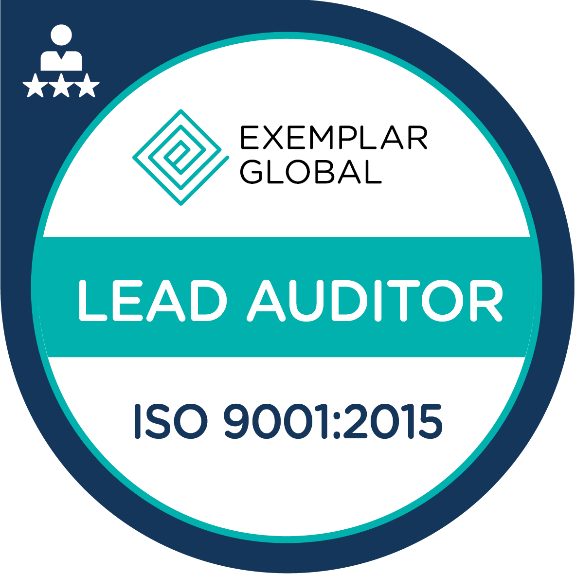 Exemplar QMS (ISO 9001:2015) Auditor / Lead Auditor Logo