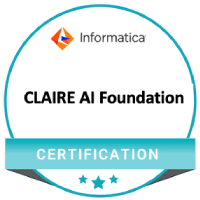Informatica CLAIRE AI Foundation Certification Logo