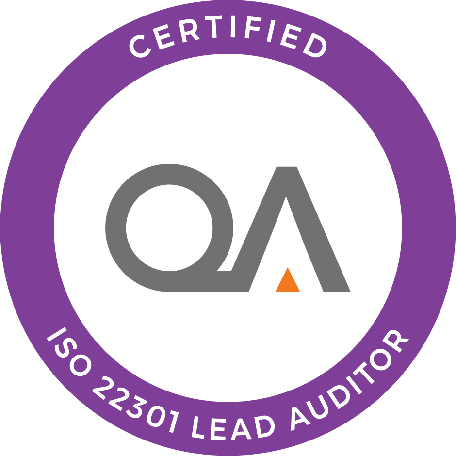 IRCA CQI IRCA ISO 22301 Lead Auditor (BCMS) Logo