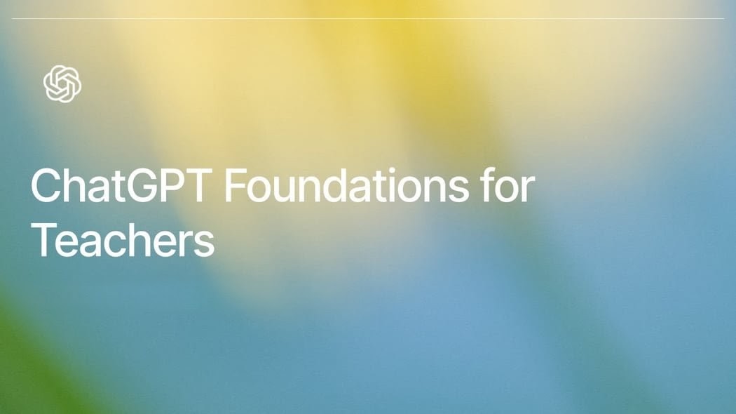 OpenAI ChatGPT Foundations for Teachers Logo