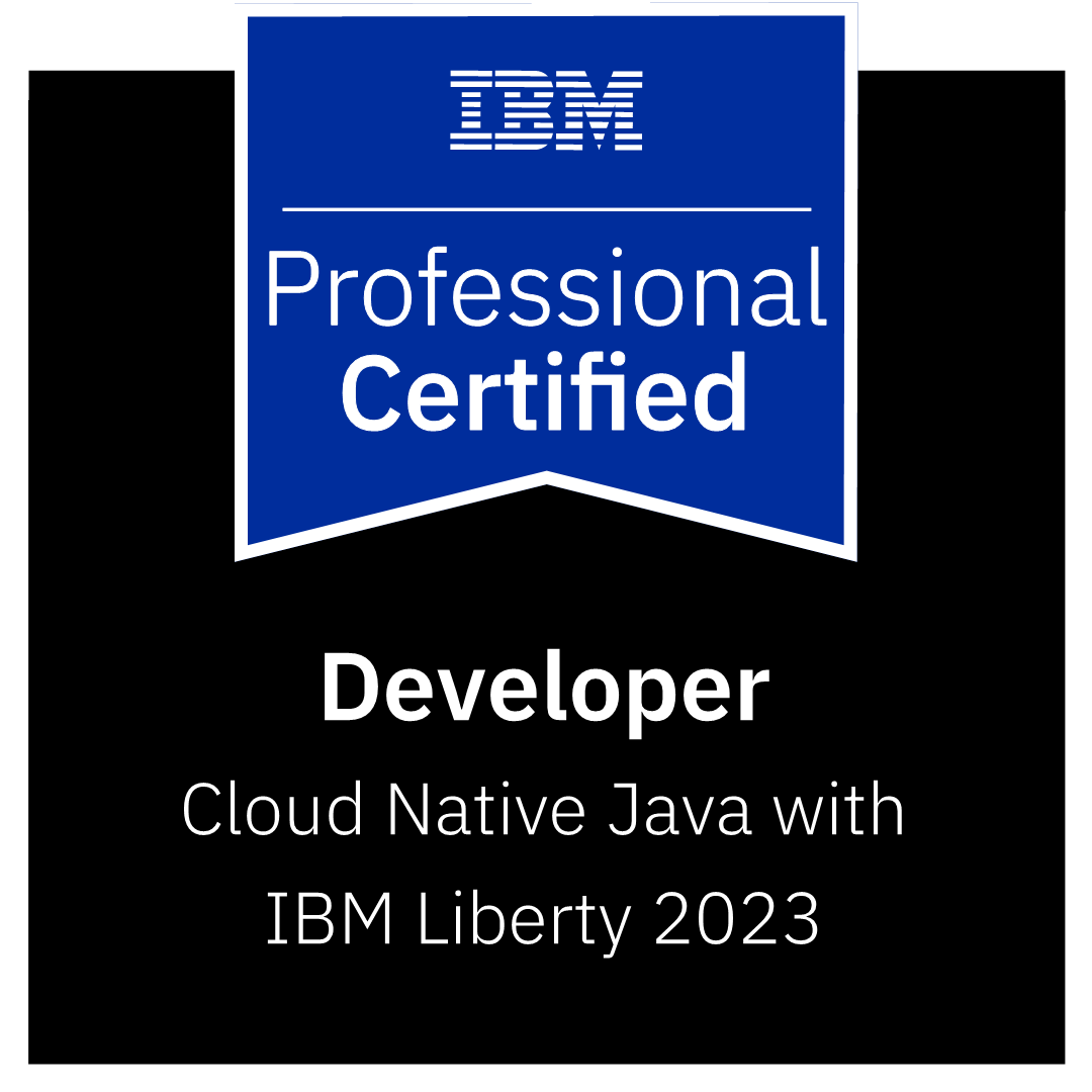 IBM Cloud Native Java Developer (Liberty) Logo