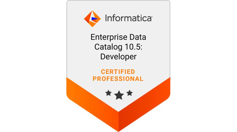 Informatica EDC 10.5 Developer Professional Logo