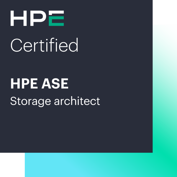 HP HPE ASE - Storage Architect Logo