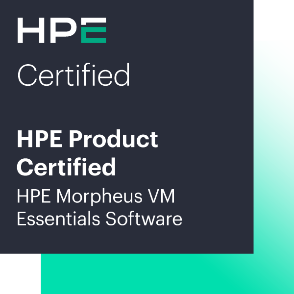 HP HPE Product Certified - Morpheus VM Essentials Logo