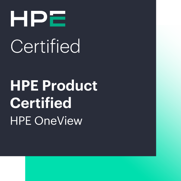 HP HPE Product Certified - OneView Logo