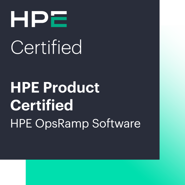 HP HPE Product Certified - OpsRamp Logo