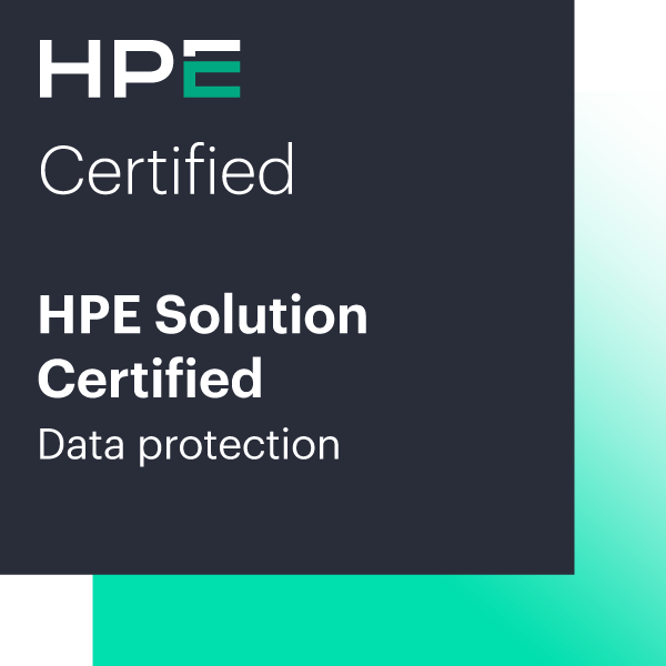 HP HPE Solution Certified - Data Protection Logo