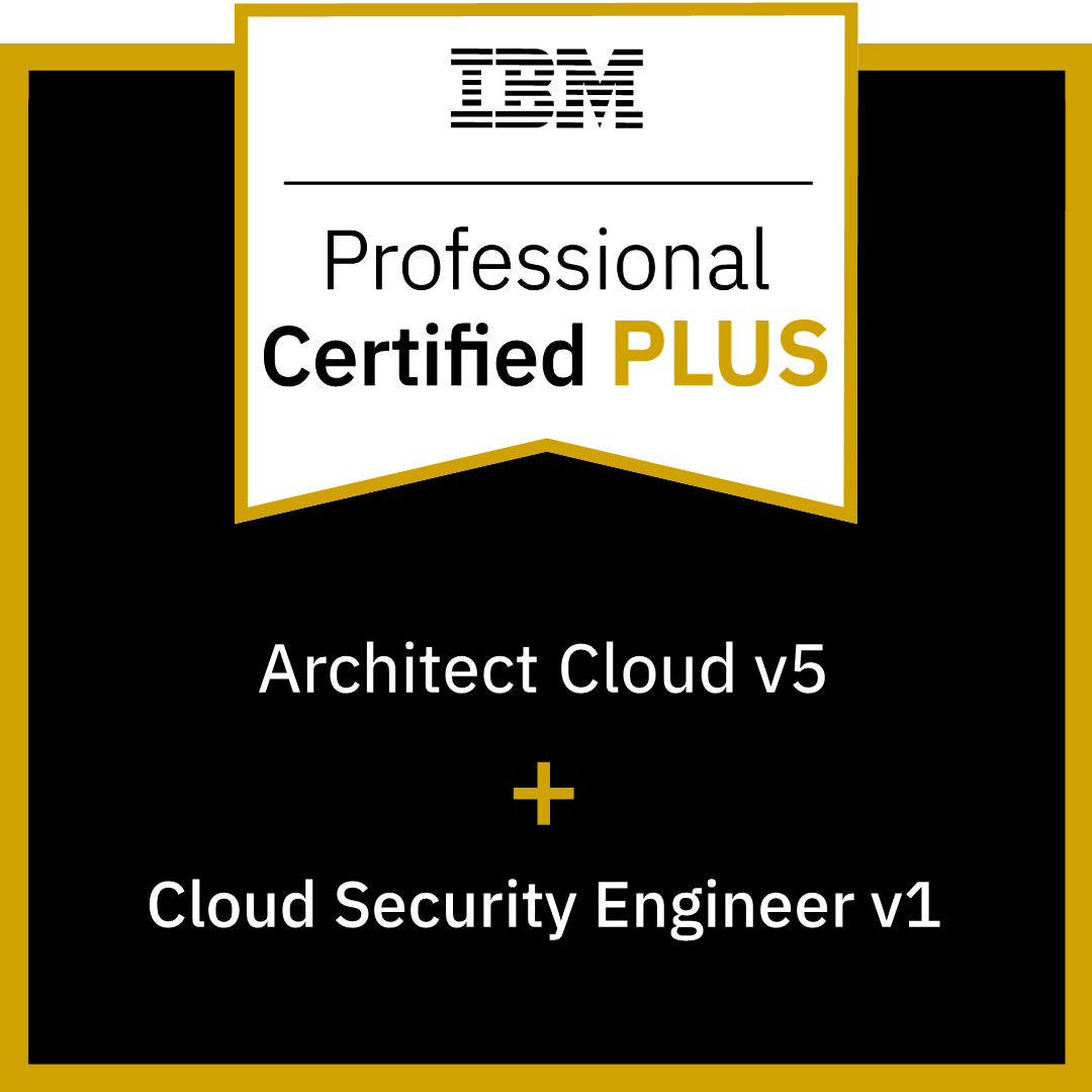 IBM IBM Cloud Professional Architect Logo