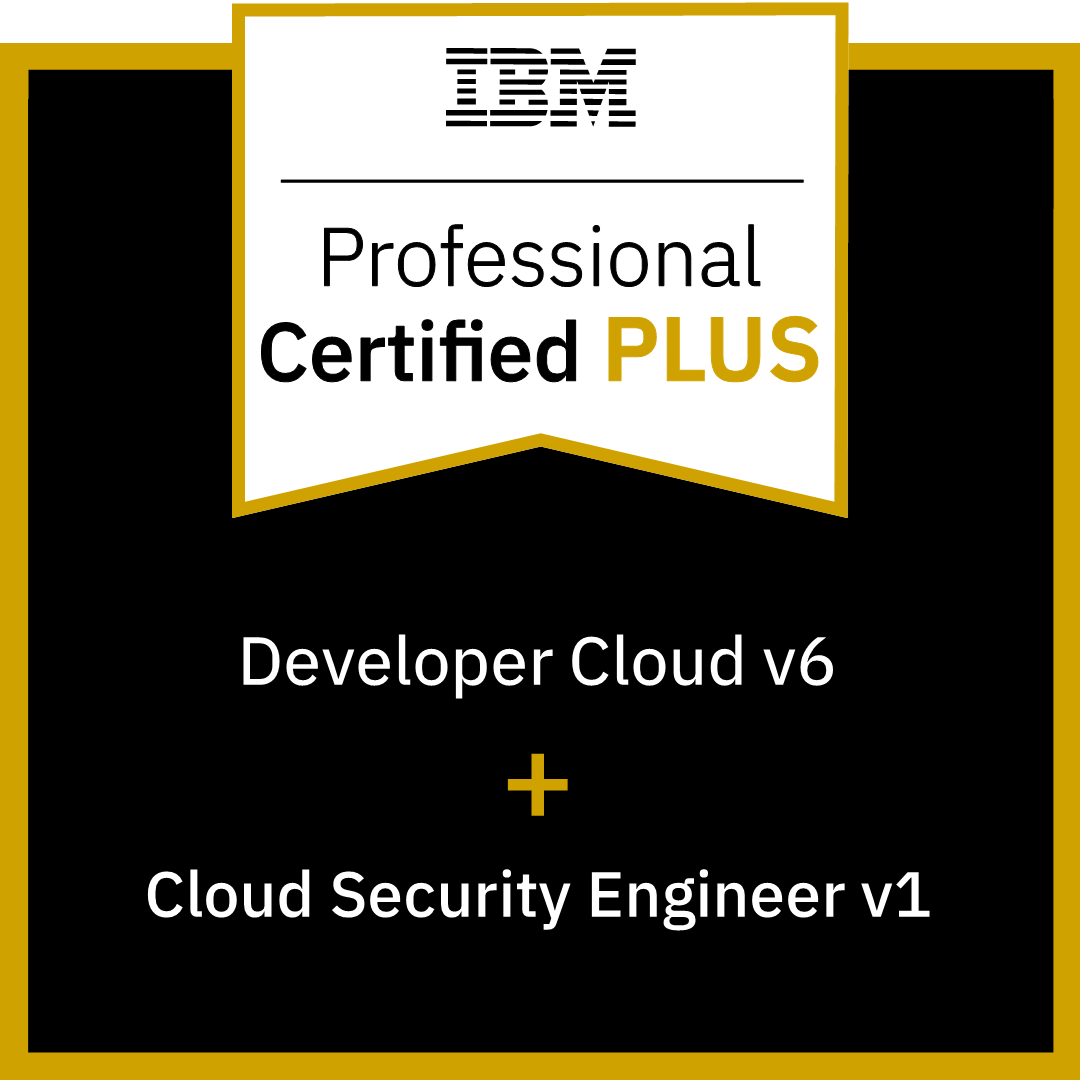IBM IBM Cloud Professional Developer Logo