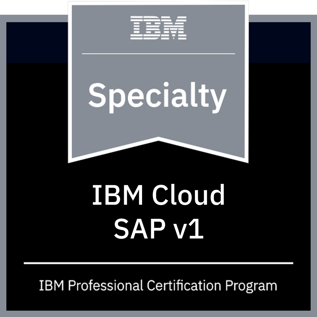 IBM Professional Sales Engineer - Cloud v1 Logo