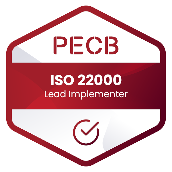 PECB ISO 22000 Lead Implementer Logo
