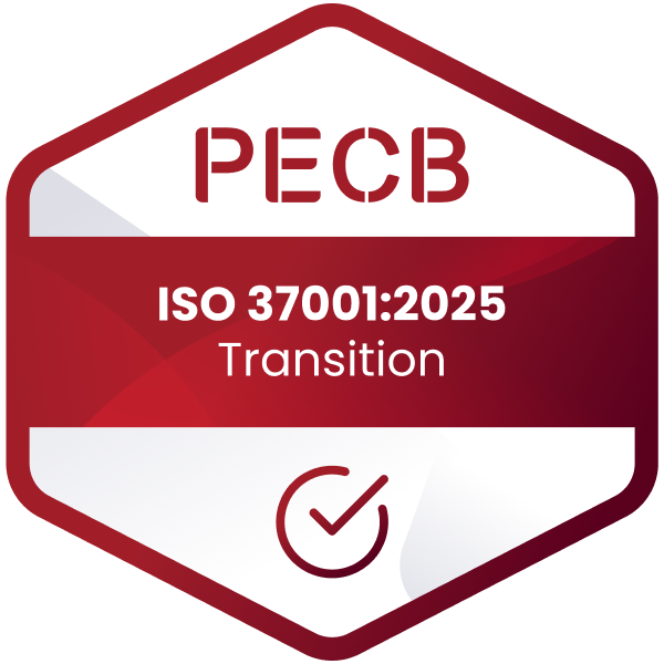 PECB ISO 37001:2025 Transition Logo