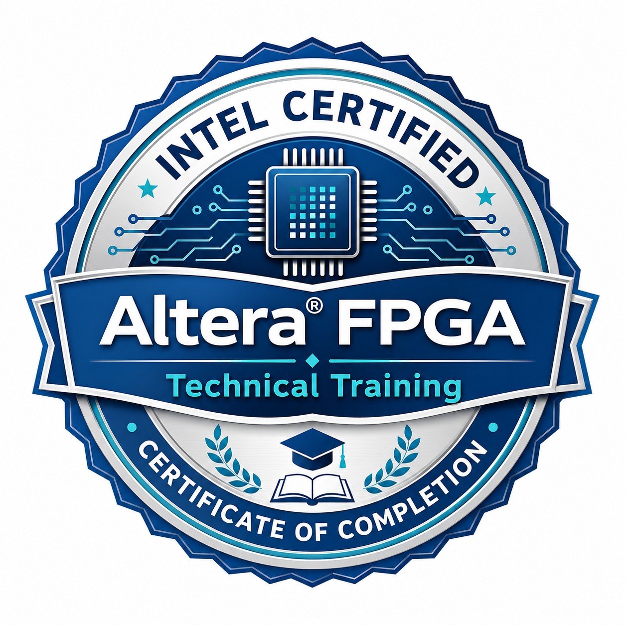 Intel Intel/Altera FPGA Training Certificate Logo