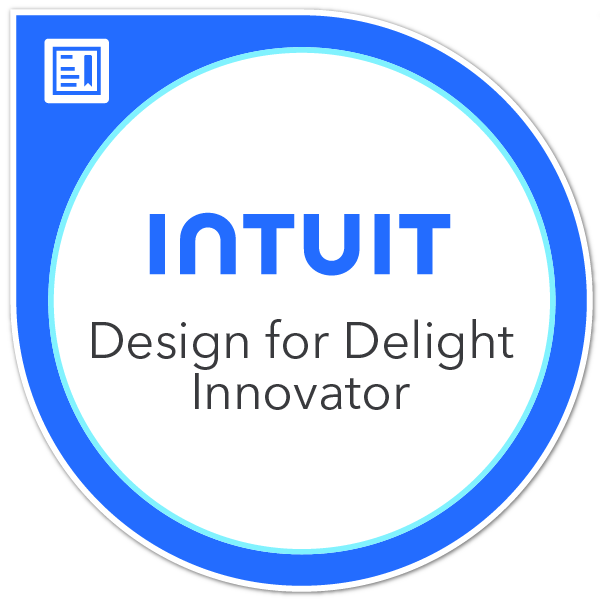 Intuit Design for Delight Innovator Logo