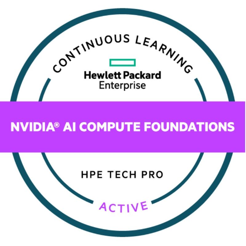 HP NVIDIA AI Compute Foundations Logo