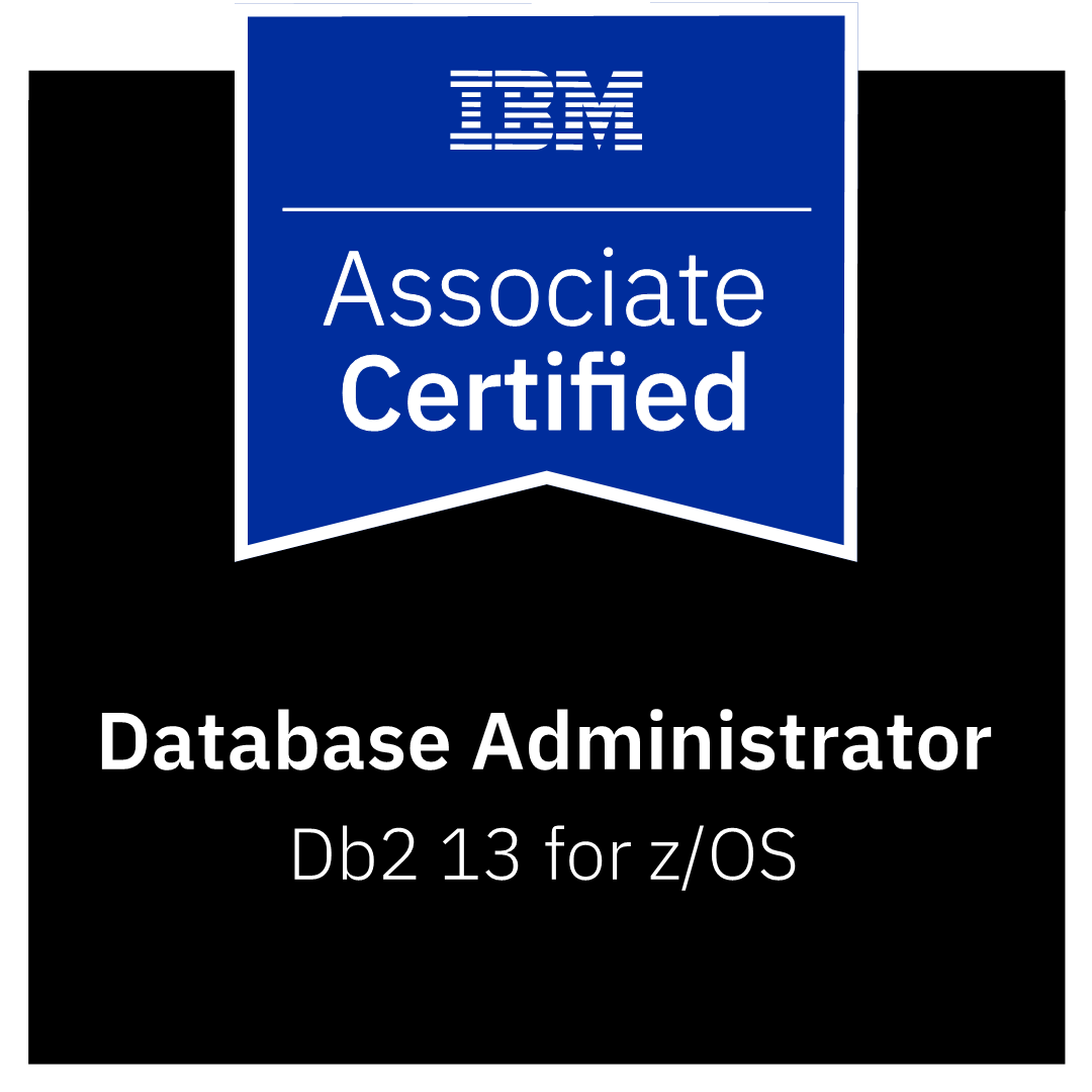 IBM Db2 13 for z/OS Database Administrator Logo
