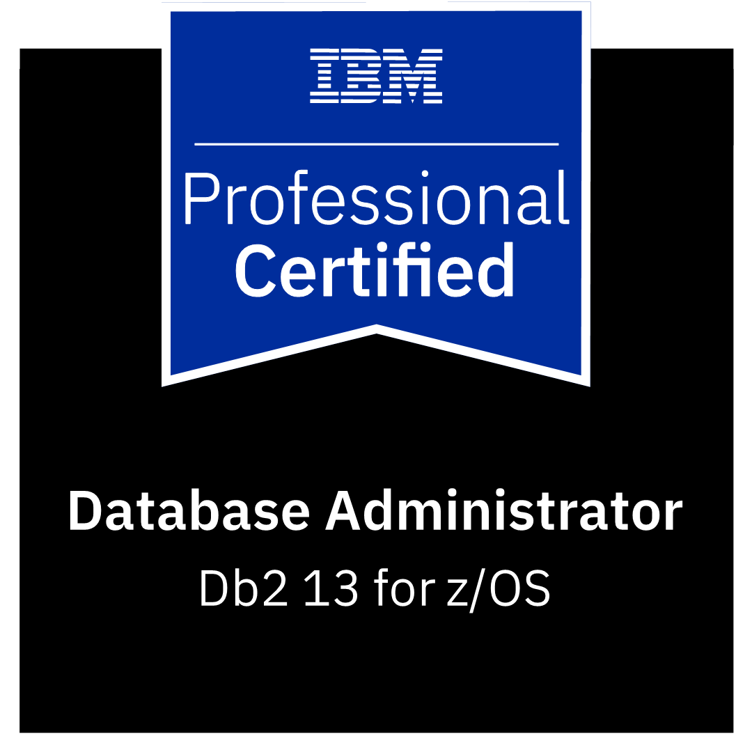 IBM Db2 13 for z/OS Database Administrator Logo