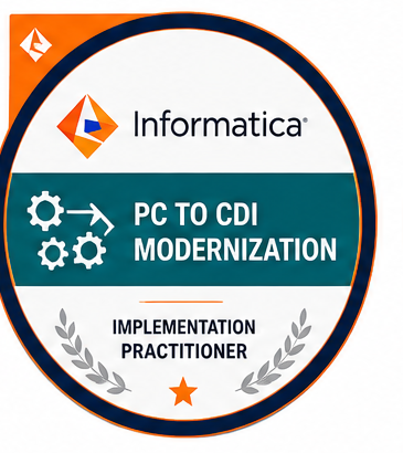 Informatica PC to CDI Modernization Practitioner Certification Logo