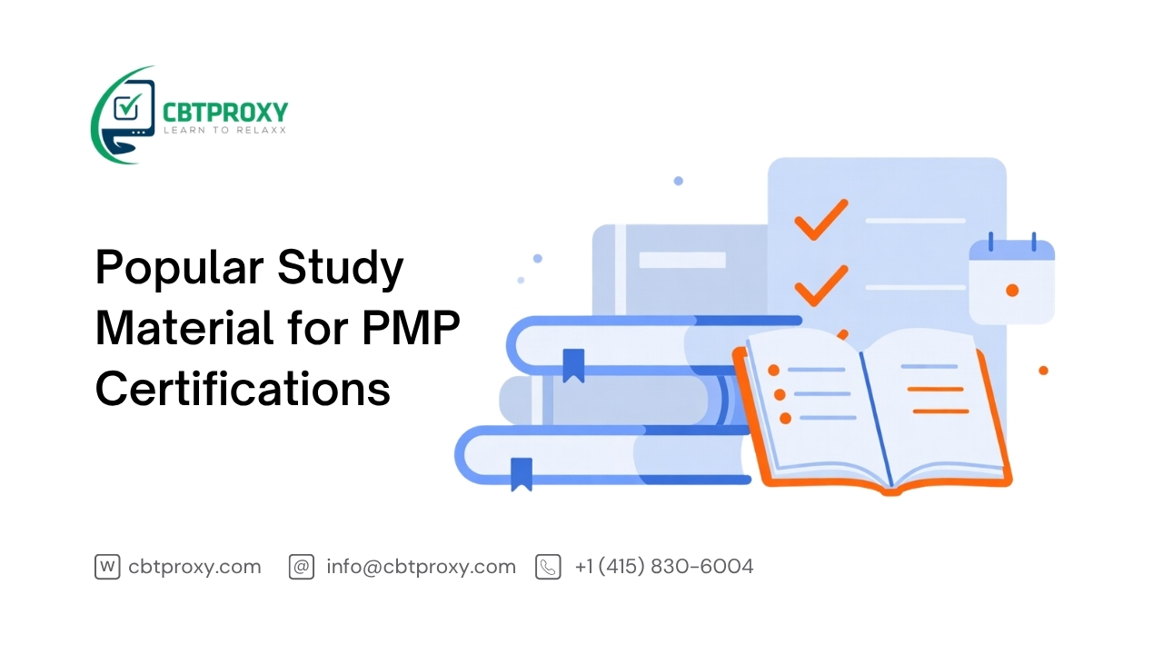 Popular Study Material for PMP Certifications