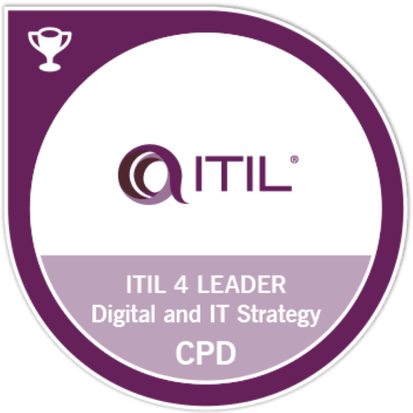 ITIL 4 Leader: Digital & IT Strategy Logo
