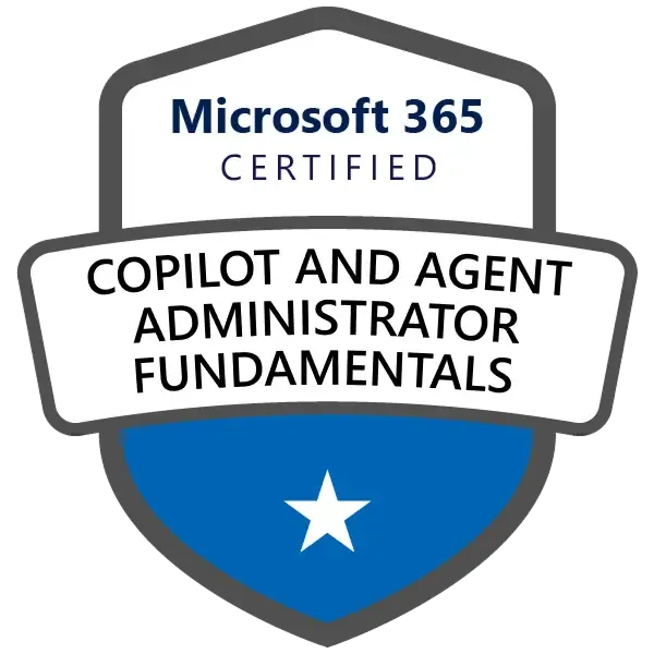 Microsoft Copilot and Agent Administration Fundamentals Logo