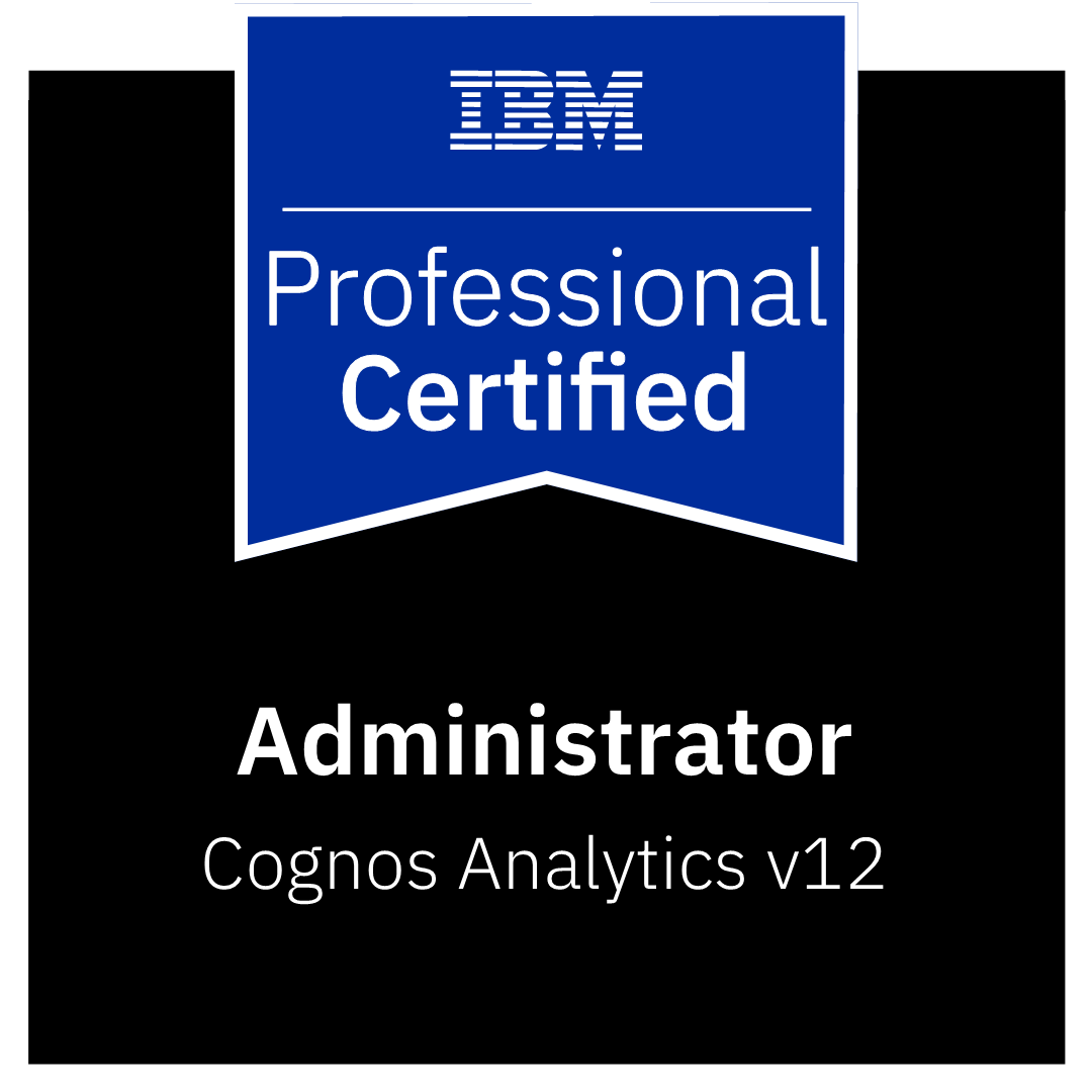 IBM Cognos Analytics v12 Administrator Logo
