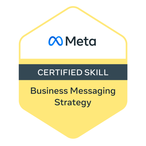 Meta Business Messaging Strategy Professional Logo