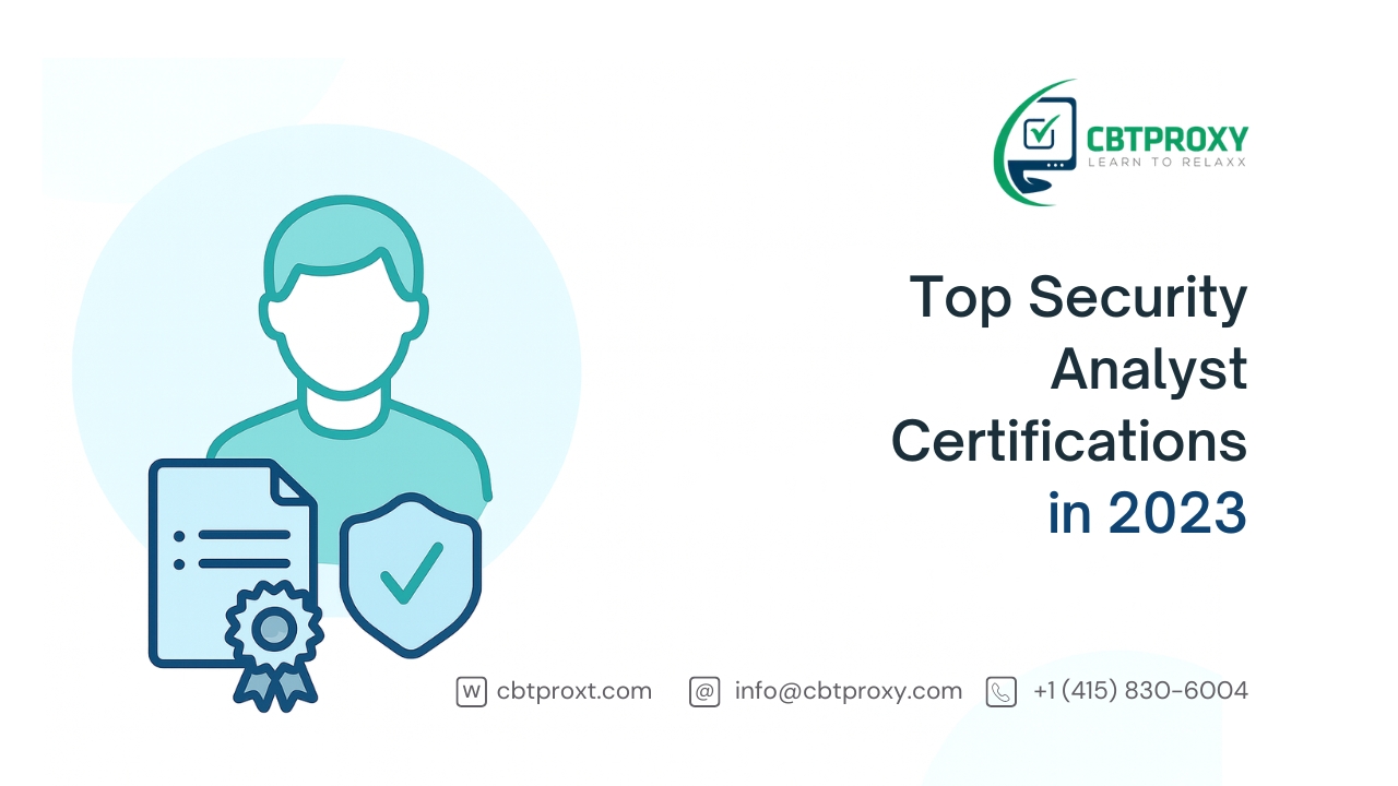 Top Security Analyst Certifications in 2023